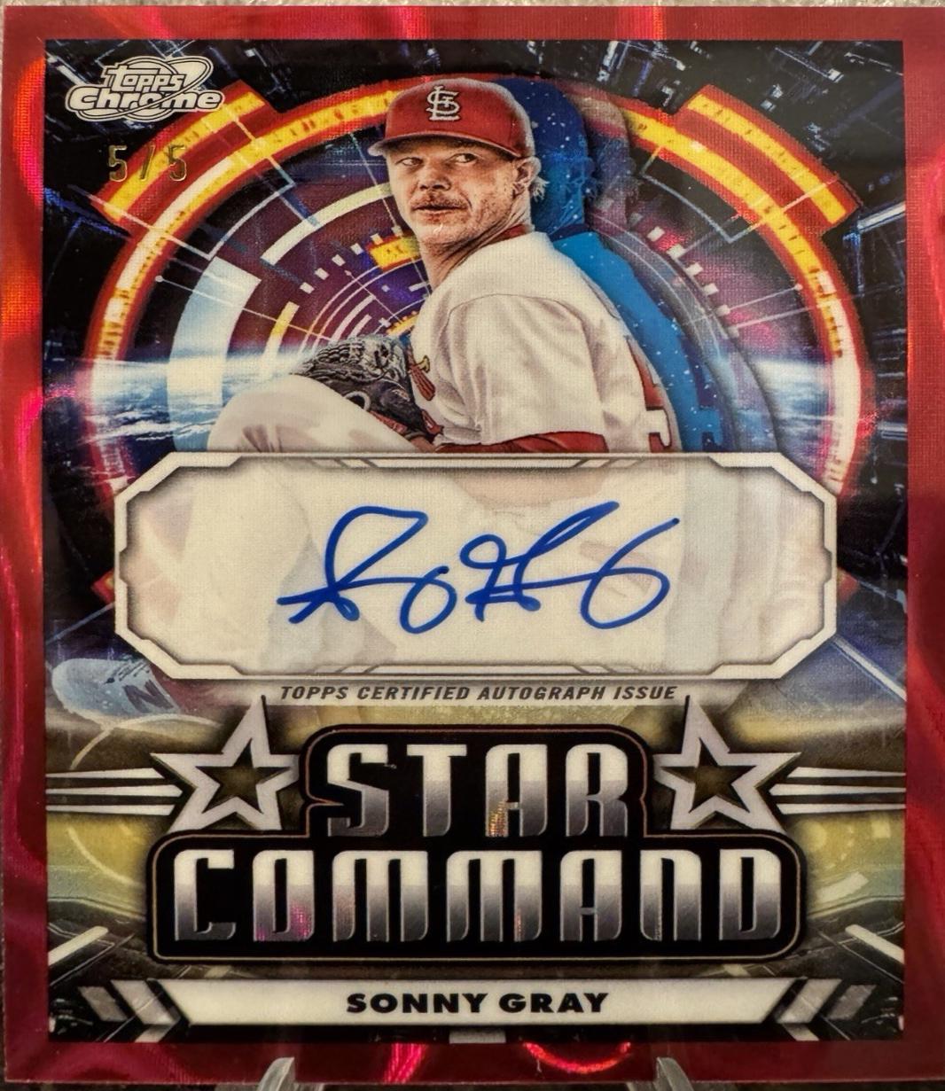 Sonny Gray [Red Flare Refractor] #SC-12