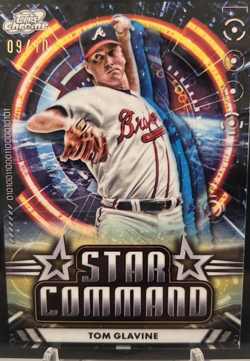 Tom Glavine [Black Eclipse Refractor] #SC-18