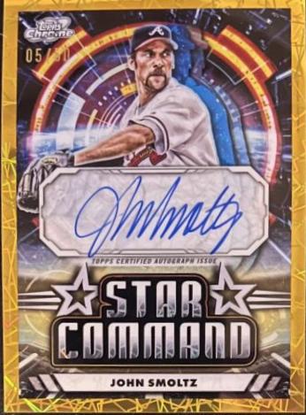 John Smoltz [Gold Interstellar Refractor] #SCA-JSM