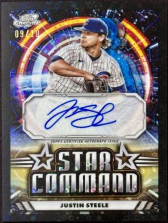 Justin Steele [Black Eclipse Refractor] #SCA-JS