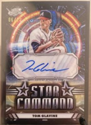 Tom Glavine [Black Eclipse Refractor] #SCA-TG