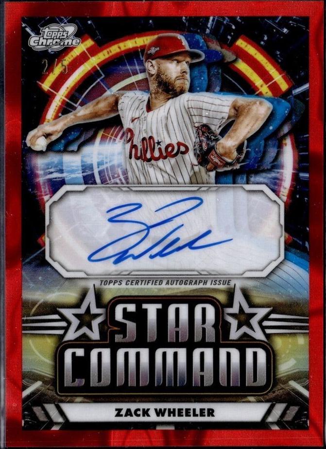 Zack Wheeler [Red Flare Refractor] #SCA-ZW