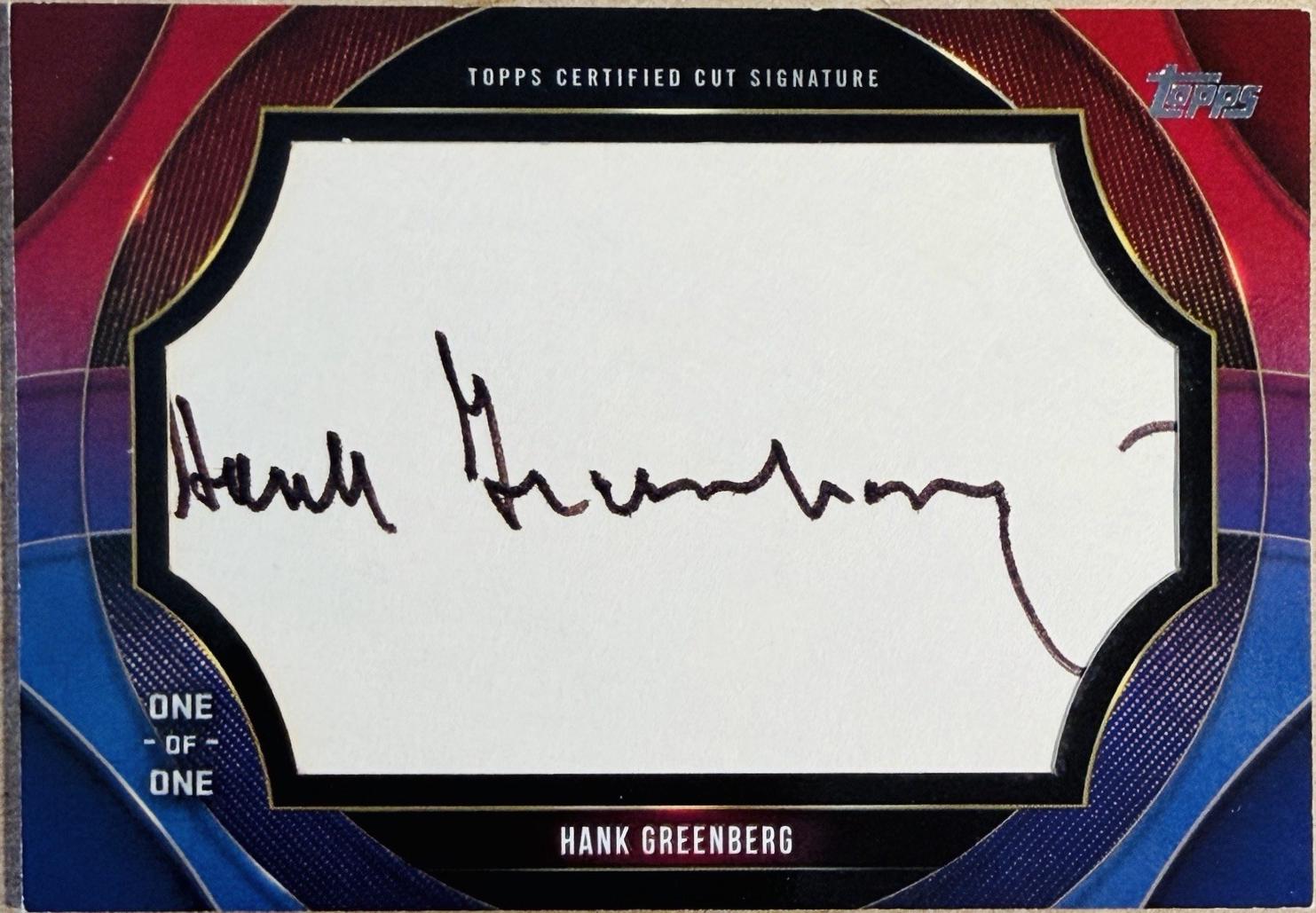 Hank Greenberg #CS2-HG