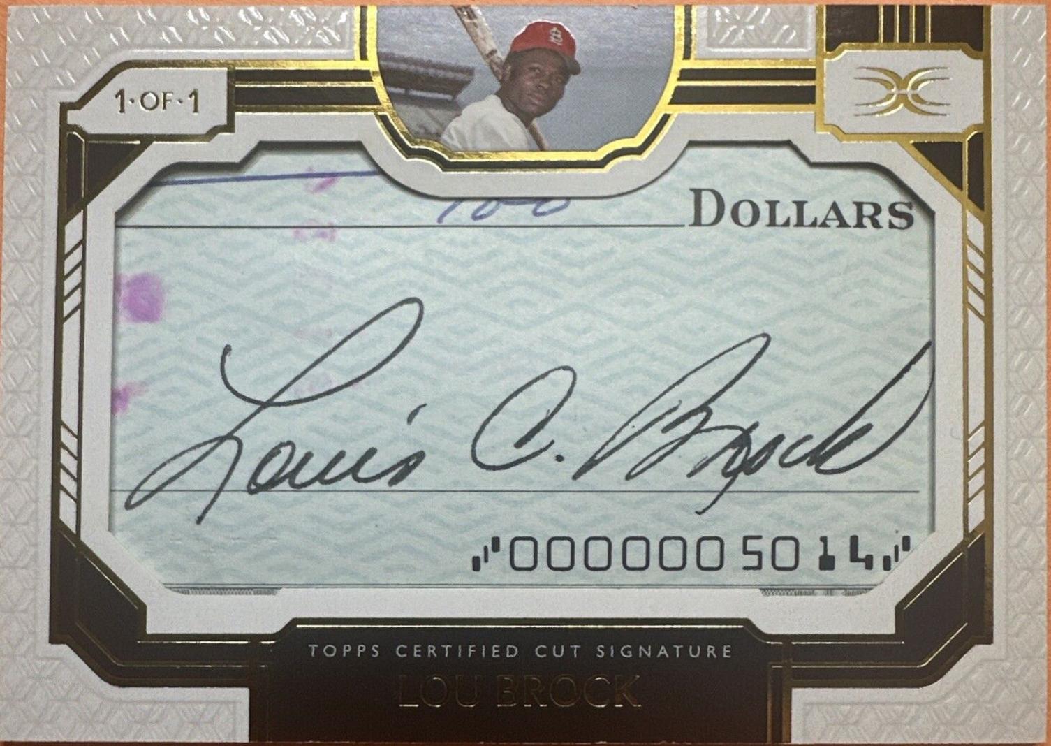 Lou Brock #DCS-LB