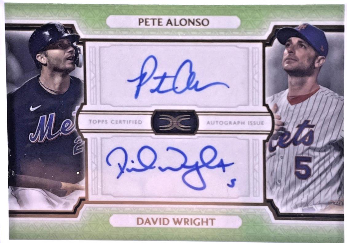 Pete Alonso / David Wright [Green] #DAC-AW