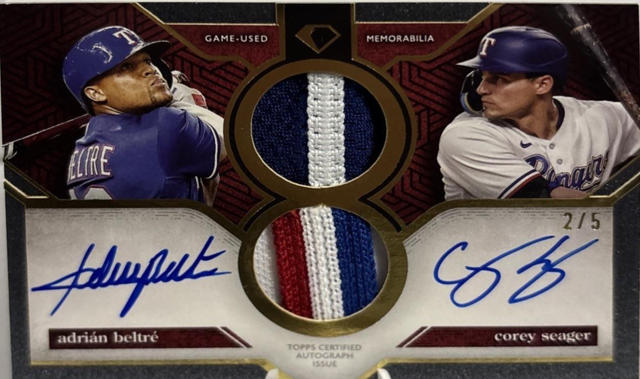 Corey Seager / Adrian Beltre [Red] #DAR-BS
