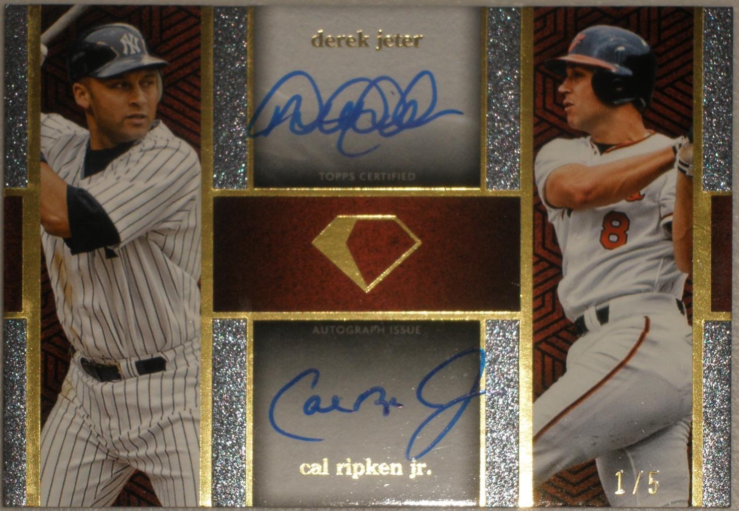 Cal Ripken Jr. / Derek Jeter [Green] #IDA-JRJ