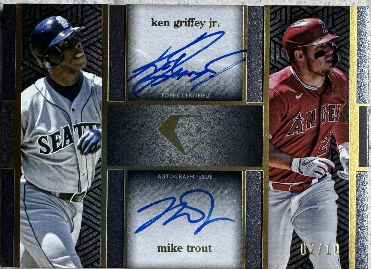 Ken Griffey Jr. / Mike Trout [Black] #IDA-GT