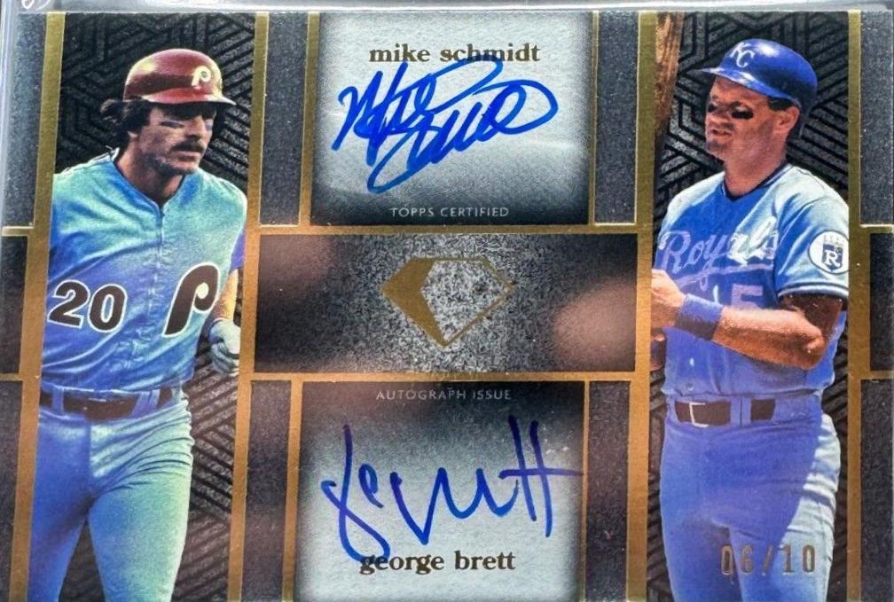 Mike Schmidt / George Brett [Black] #IDA-SB