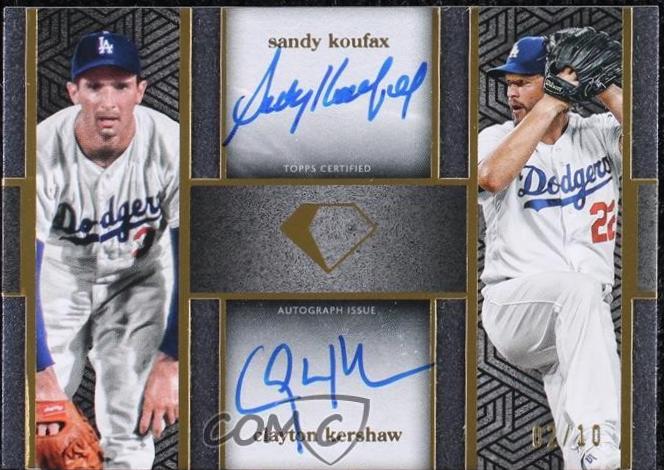 Sandy Koufax / Clayton Kershaw [Black] #IDA-KK