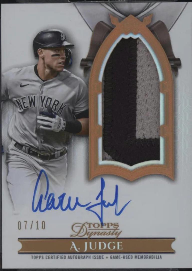 Aaron Judge [Autograph Patch Vertical] #DAPB-AJ2