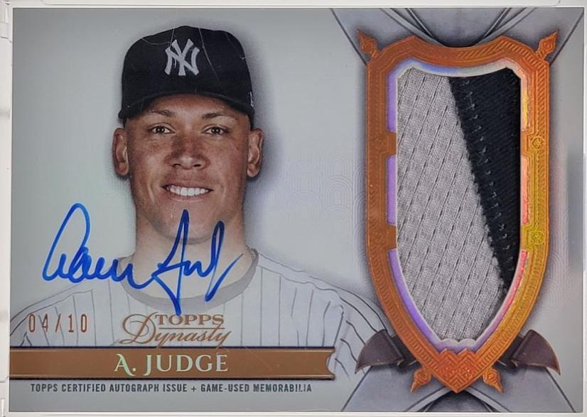Aaron Judge [Autograph Patch] #DAP-AJ7