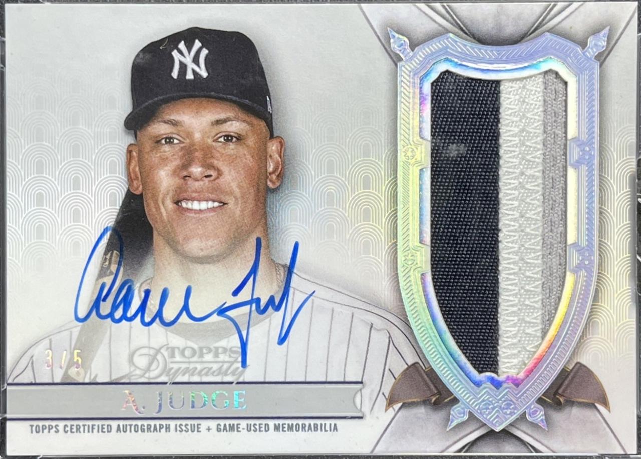 Aaron Judge [Silver Autograph Patch] #DAP-AJ6