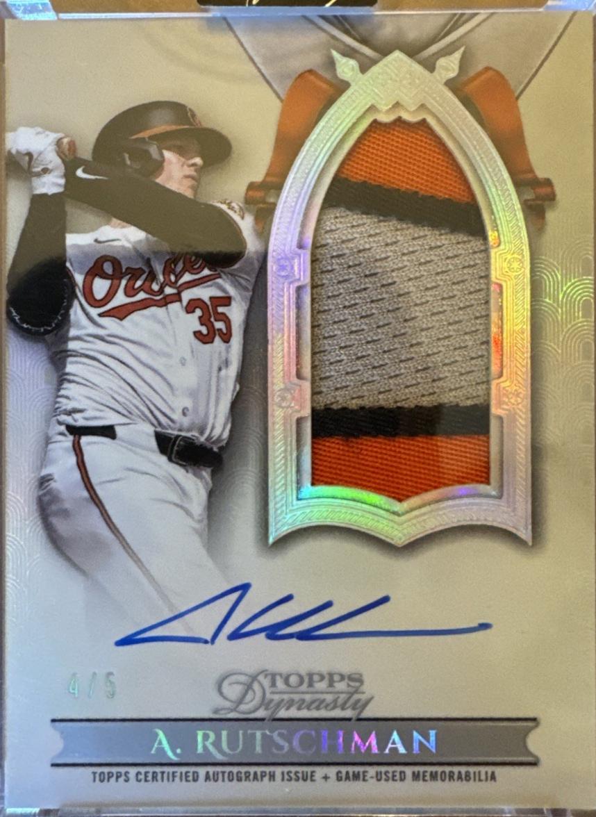 Adley Rutschman [Silver Autograph Patch Vertical] #DAPB-ARU2