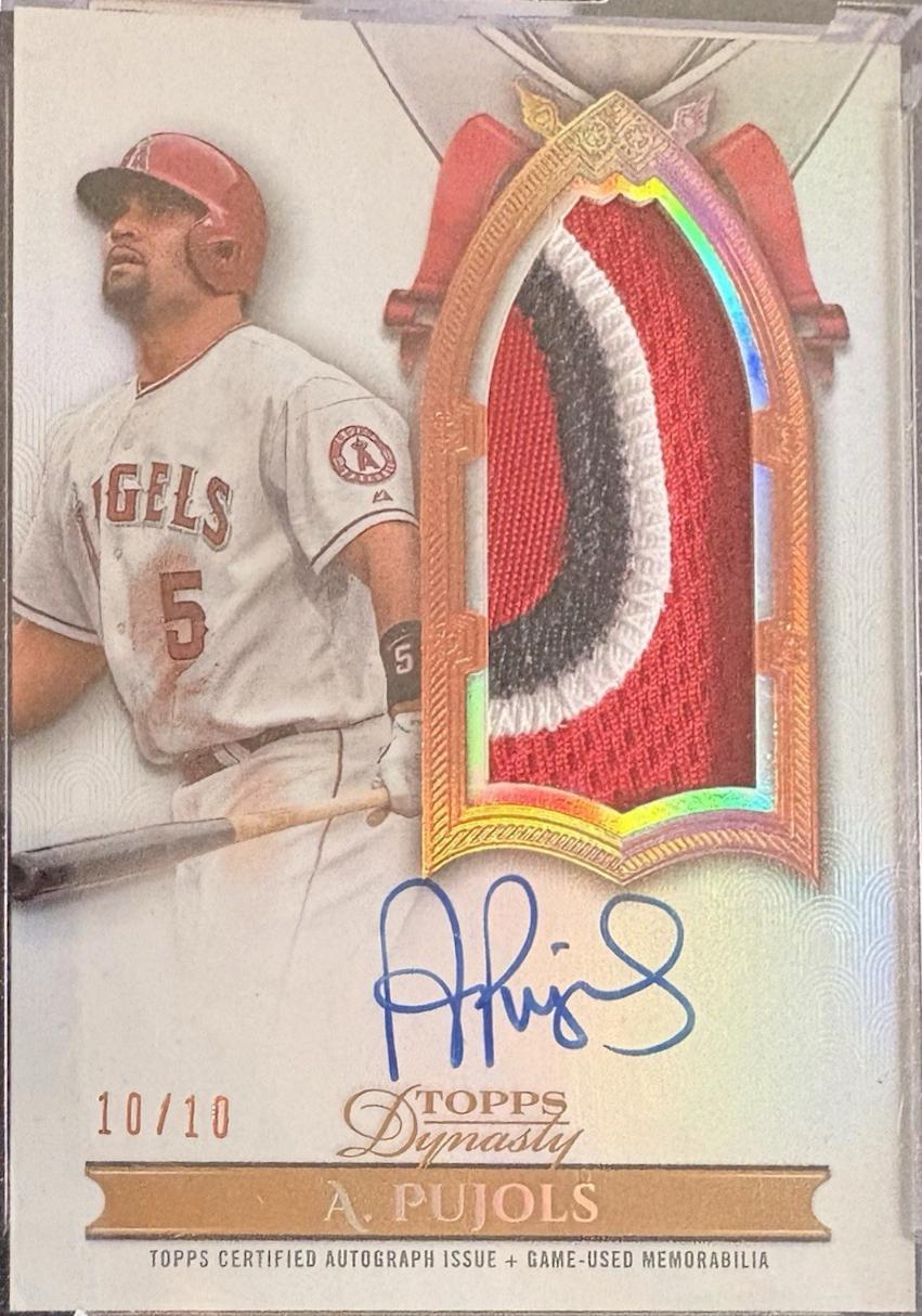 Albert Pujols [Autograph Patch Vertical] #DAPB-AP1