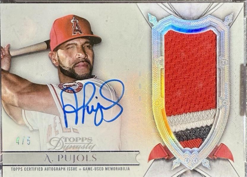 Albert Pujols [Silver Autograph Patch] #DAP-AP3