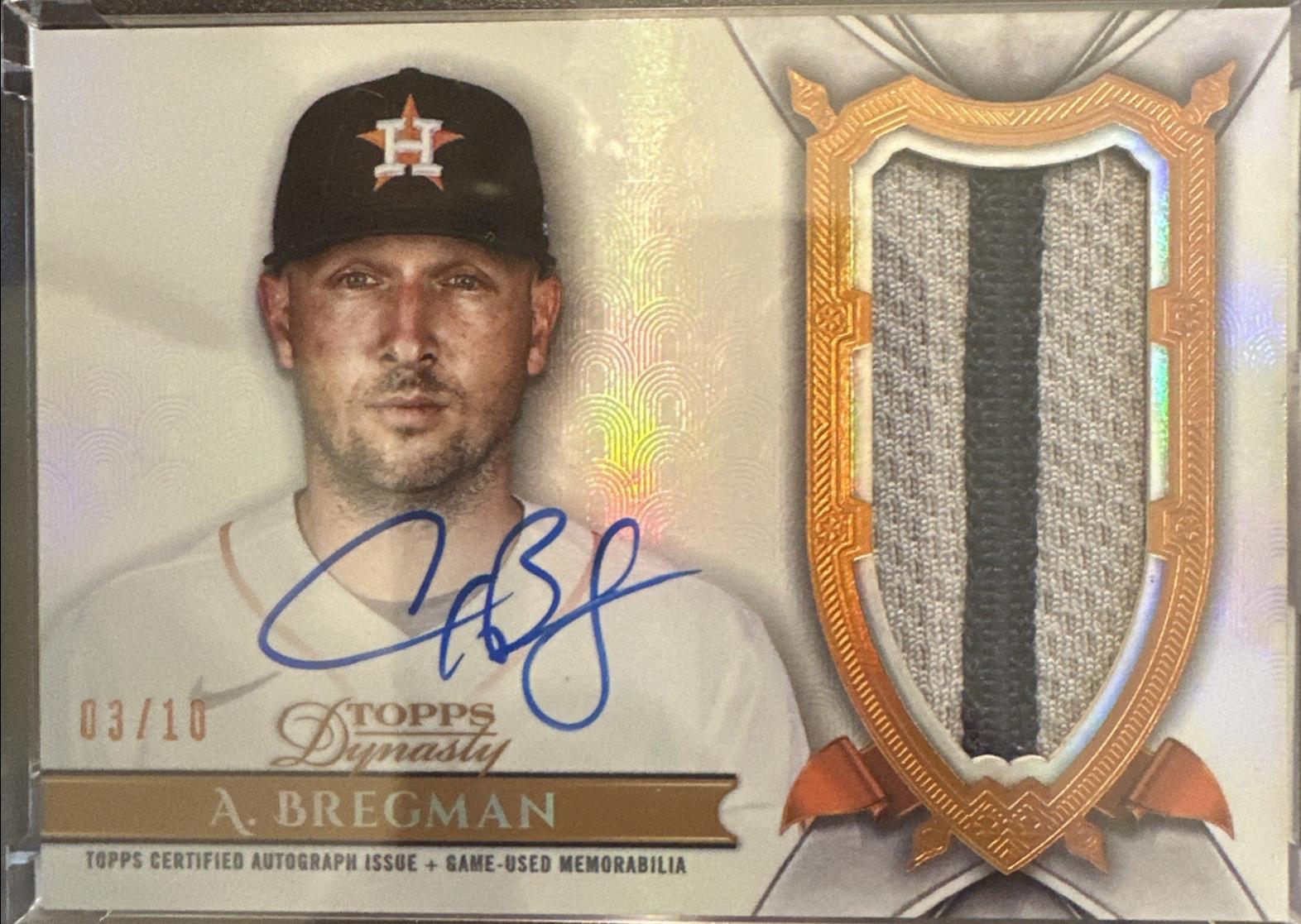 Alex Bregman [Autograph Patch] #DAP-AB6