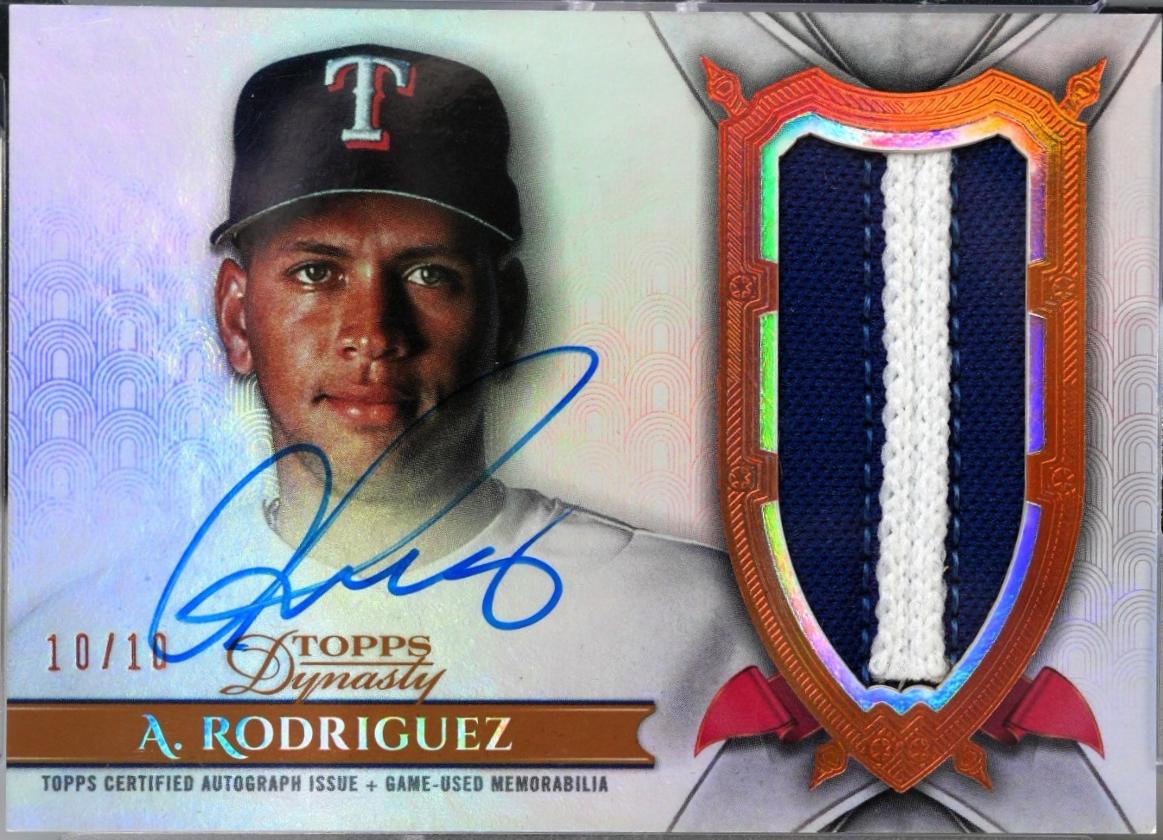 Alex Rodriguez [Autograph Patch] #DAP-ARO2
