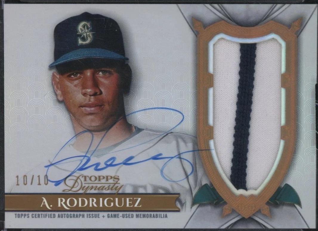 Alex Rodriguez [Autograph Patch] #DAP-ARO3