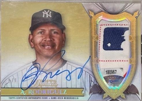 Alex Rodriguez [Gold Autograph Patch] #DAP-ARO1