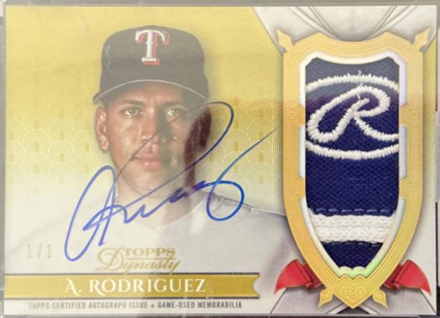 Alex Rodriguez [Gold Autograph Patch] #DAP-ARO2