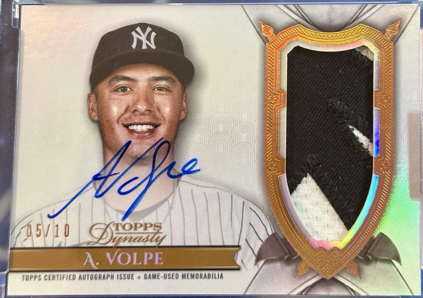 Anthony Volpe [Autograph Patch] #DAP-AV8