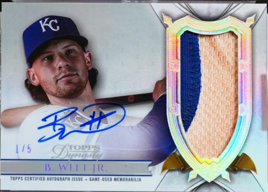 Bobby Witt Jr. [Silver Autograph Patch] #DAP-BW3