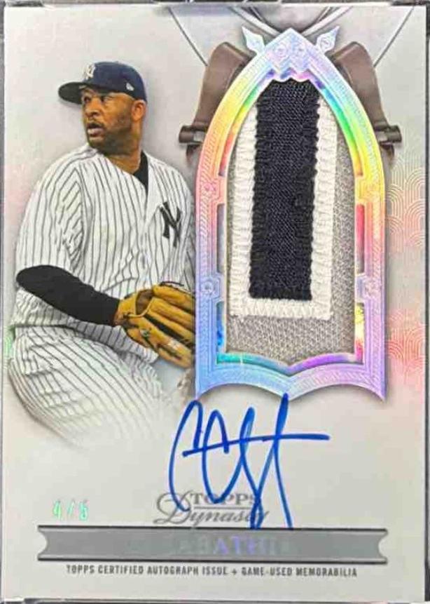 CC Sabathia [Silver Autograph Patch] #DAP-CSA1