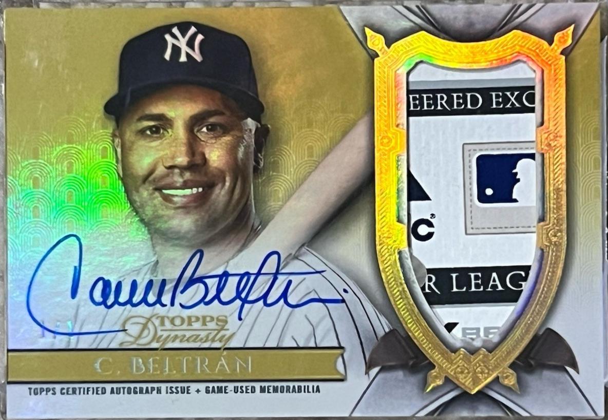 Carlos Beltran [Gold Autograph Patch] #DAP-CB1