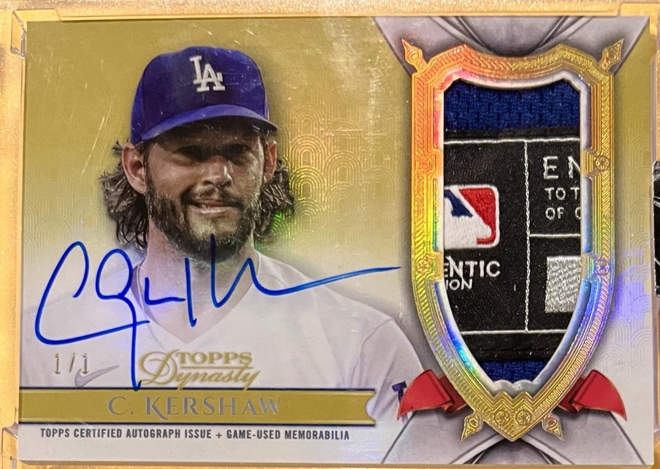 Clayton Kershaw [Gold Autograph Patch] #DAP-CK5