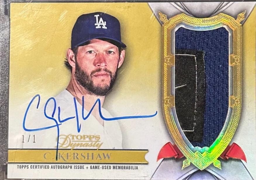 Clayton Kershaw [Gold Autograph Patch] #DAP-CK7