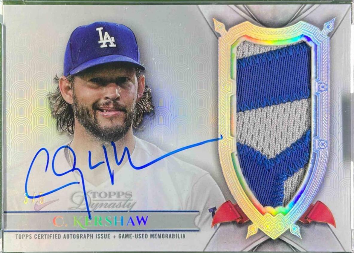 Clayton Kershaw [Silver Autograph Patch] #DAP-CK5