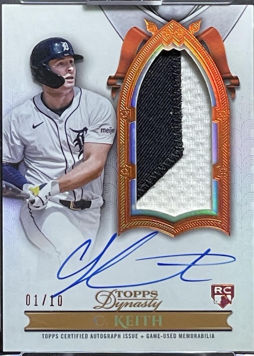 Colt Keith [Autograph Patch Vertical] #DAPB-CK2