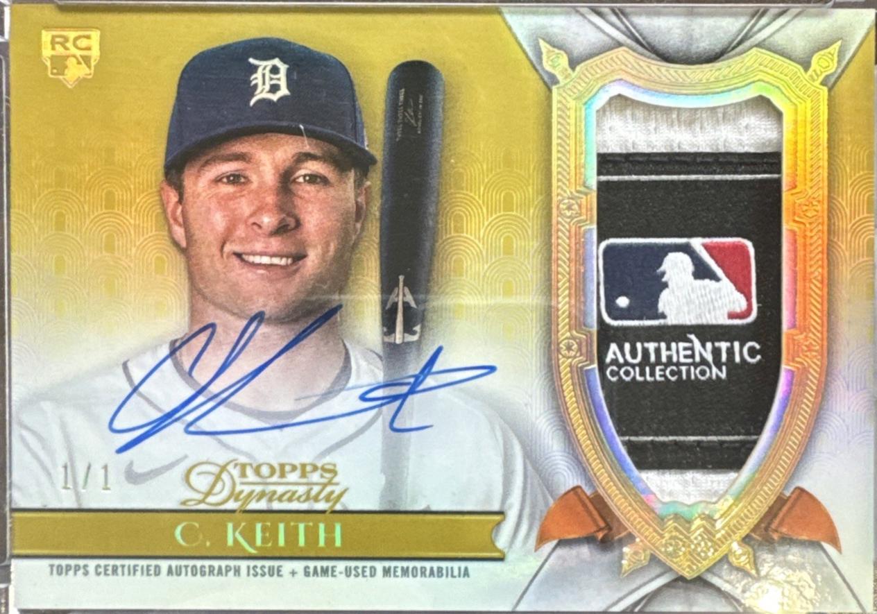 Colt Keith [Gold Autograph Patch] #DAP-CKE6