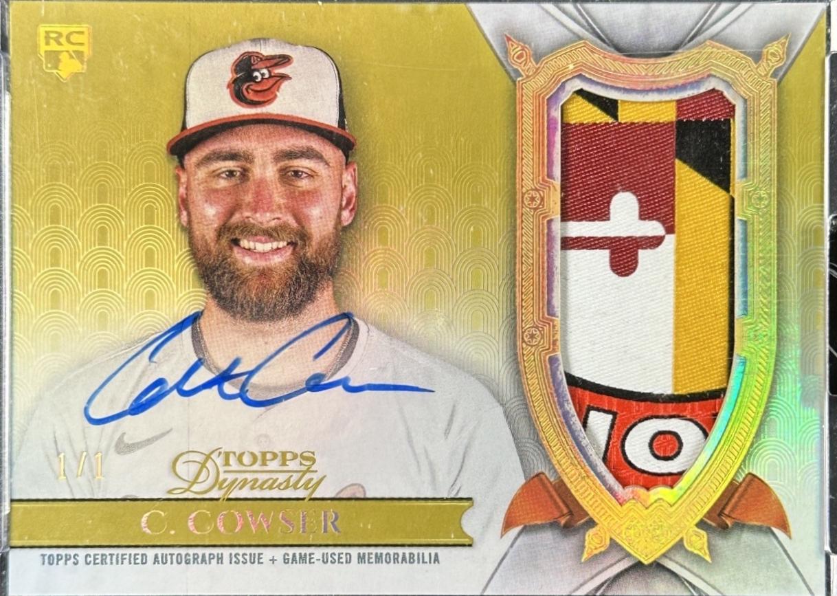 Colton Cowser [Gold Autograph Patch] #DAP-CCO2