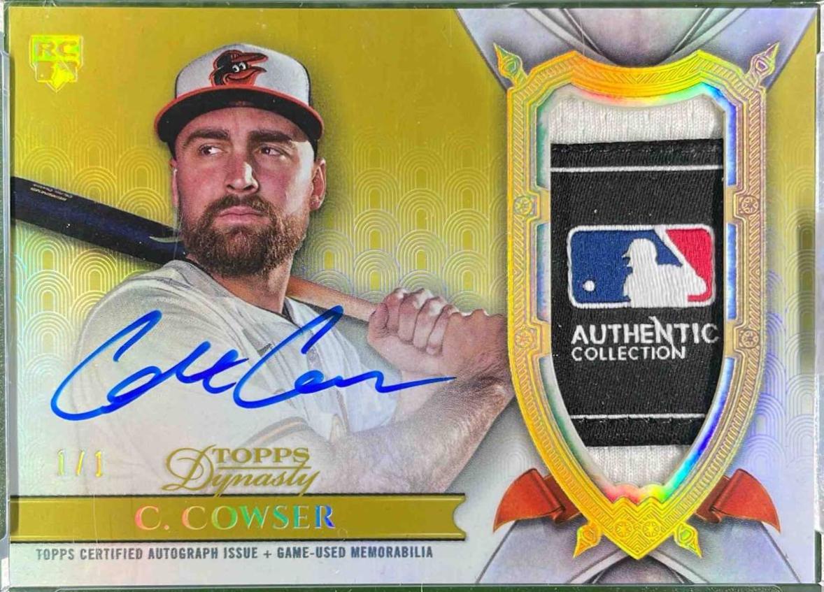 Colton Cowser [Gold Autograph Patch] #DAP-CCO5