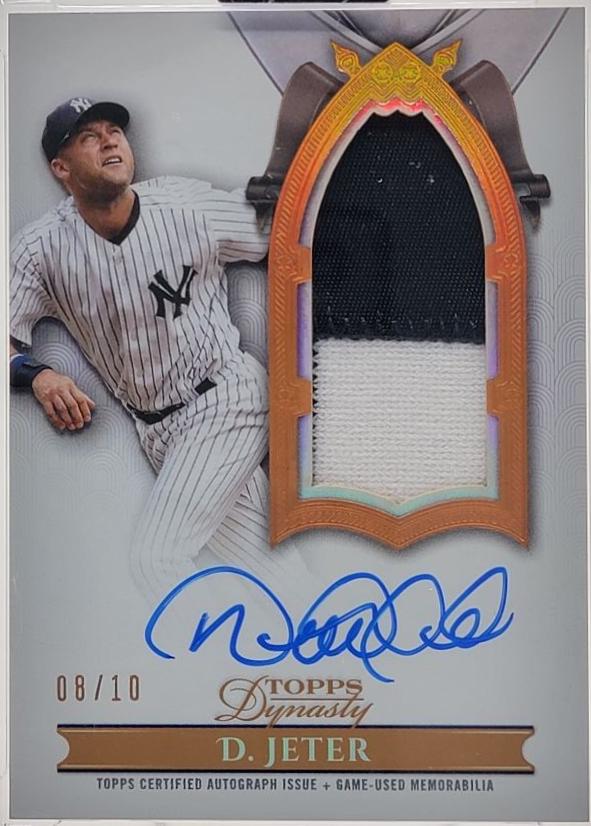 Derek Jeter [Autograph Patch Vertical] #DAPB-DJ1