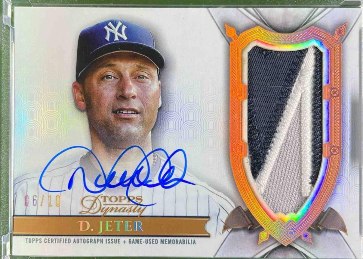 Derek Jeter [Autograph Patch] #DAP-DJ4