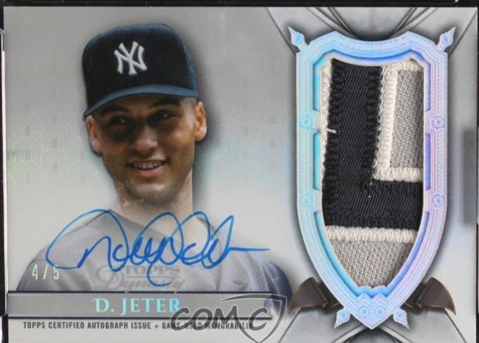 Derek Jeter [Silver Autograph Patch] #DAP-DJ2