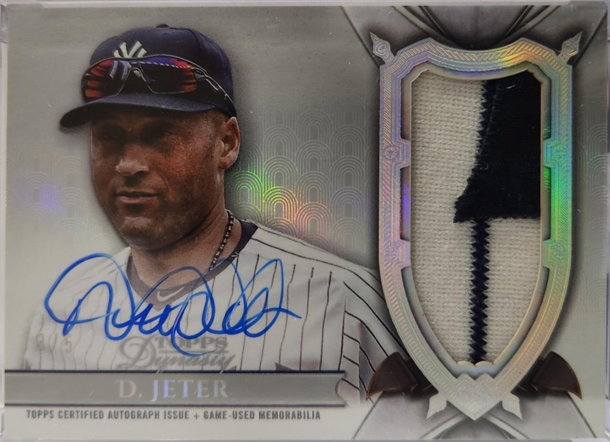 Derek Jeter [Silver Autograph Patch] #DAP-DJ6