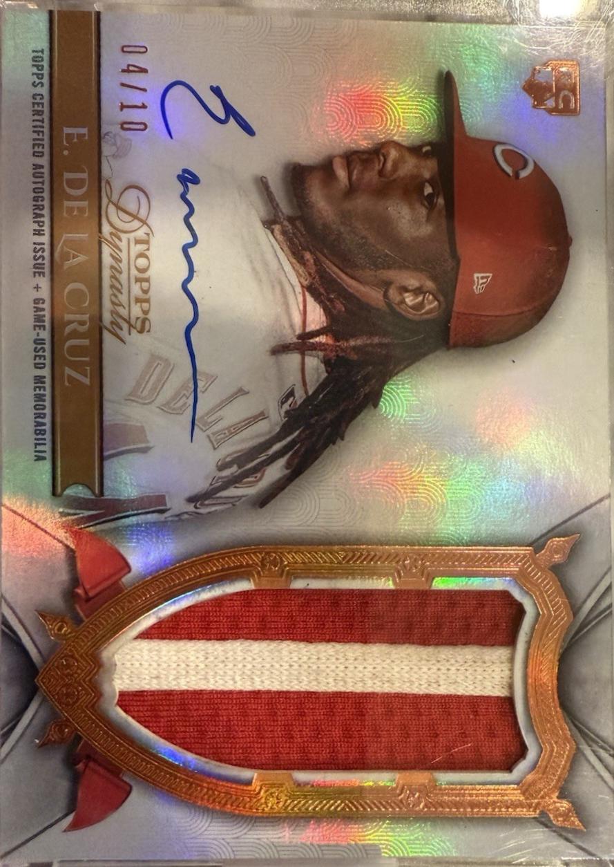Elly De La Cruz [Gold Autograph Patch] #DAP-ED2