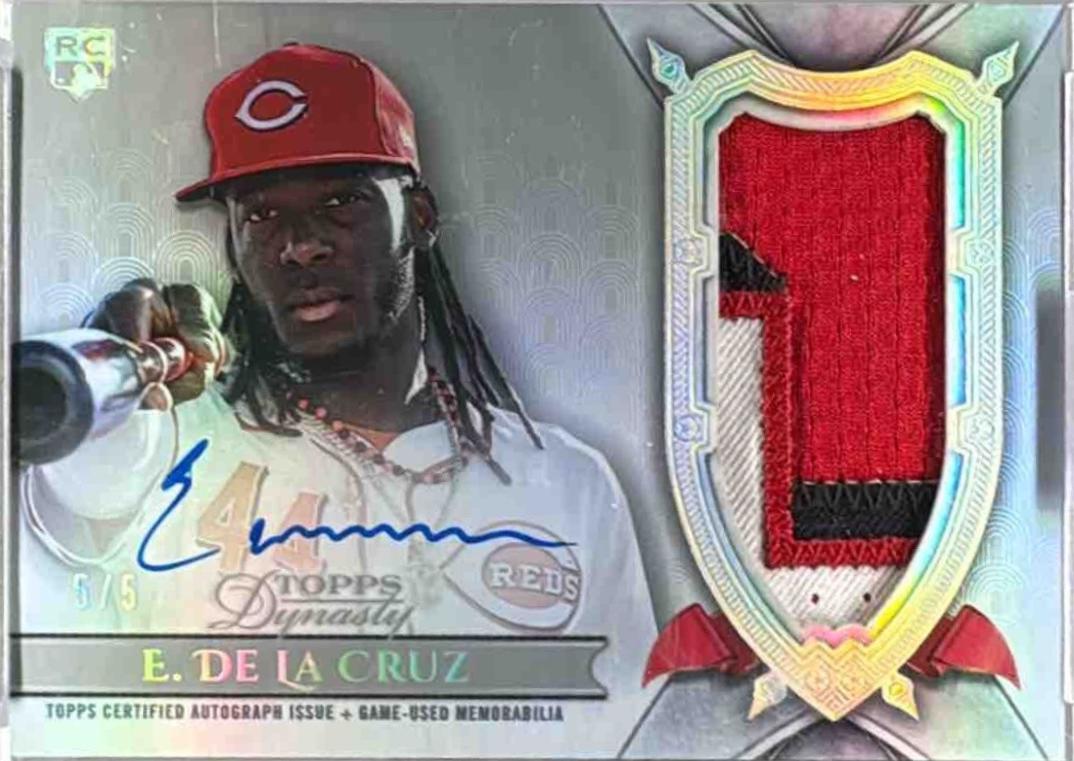 Elly De La Cruz [Silver Autograph Patch] #DAP-ED1