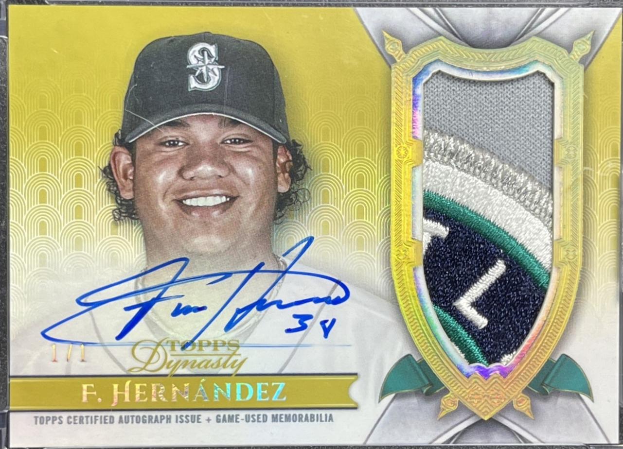 Felix Hernandez [Gold Autograph Patch] #DAP-FH3