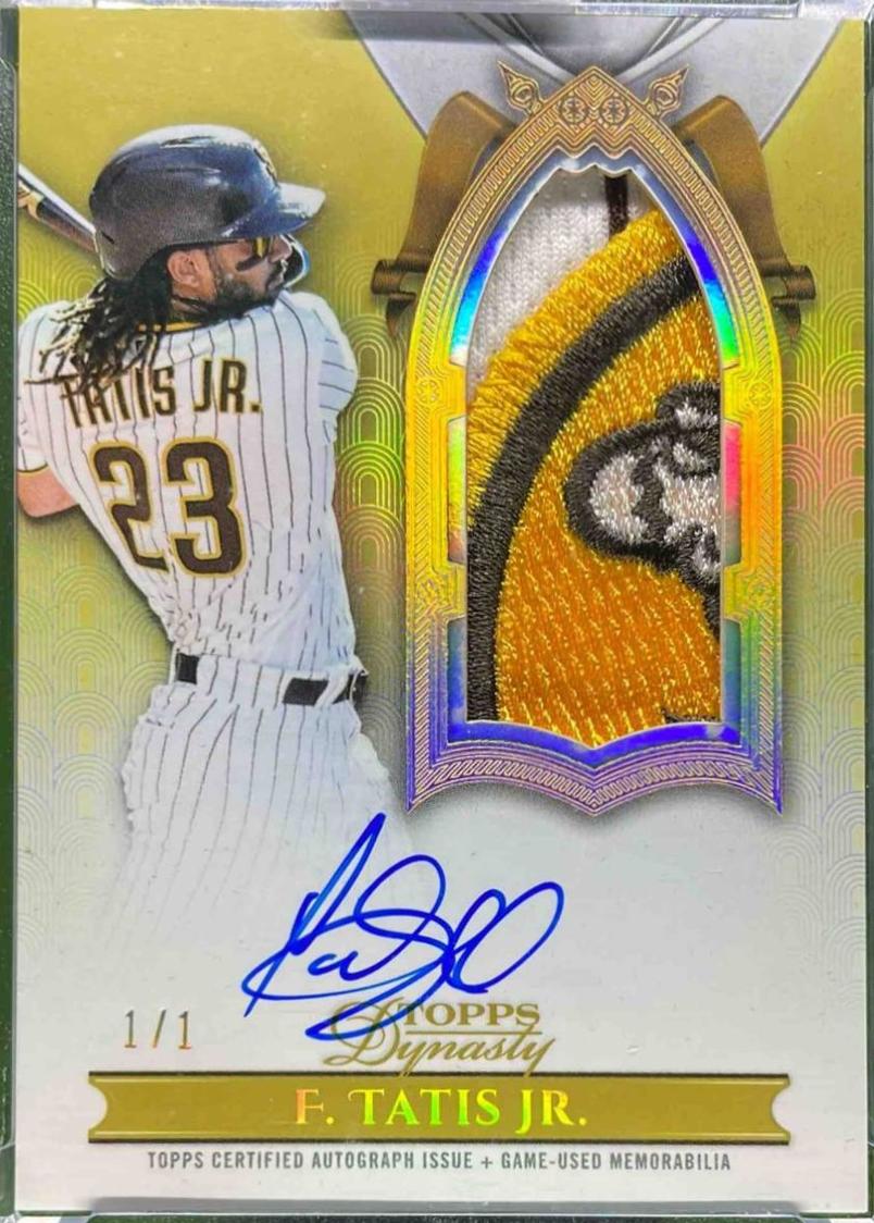 Fernando Tatis Jr. [Gold Autograph Patch Vertical] #DAPB-FT3