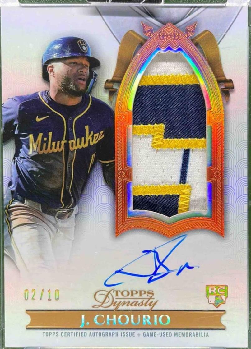 Jackson Chourio [Autograph Patch] #DAP-JCH2