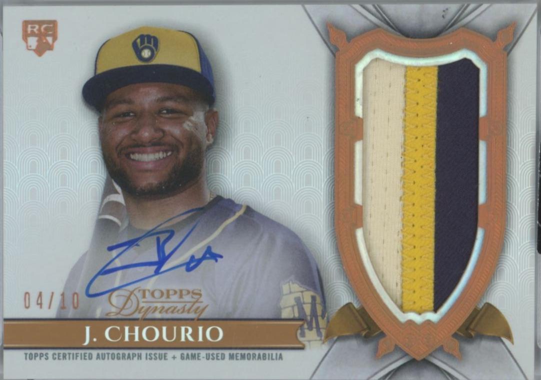 Jackson Chourio [Autograph Patch] #DAP-JCH6