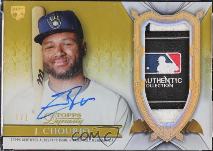 Jackson Chourio [Gold Autograph Patch] #DAP-JCH5
