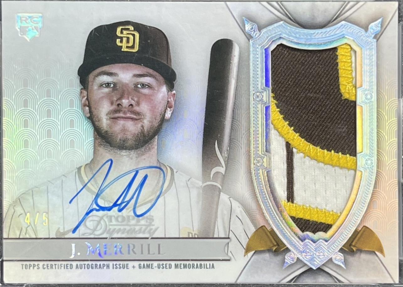 Jackson Merrill [Silver Autograph Patch] #DAP-JM3