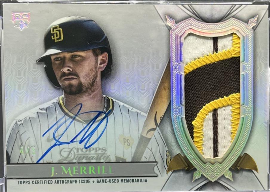 Jackson Merrill [Silver Autograph Patch] #DAP-JM6