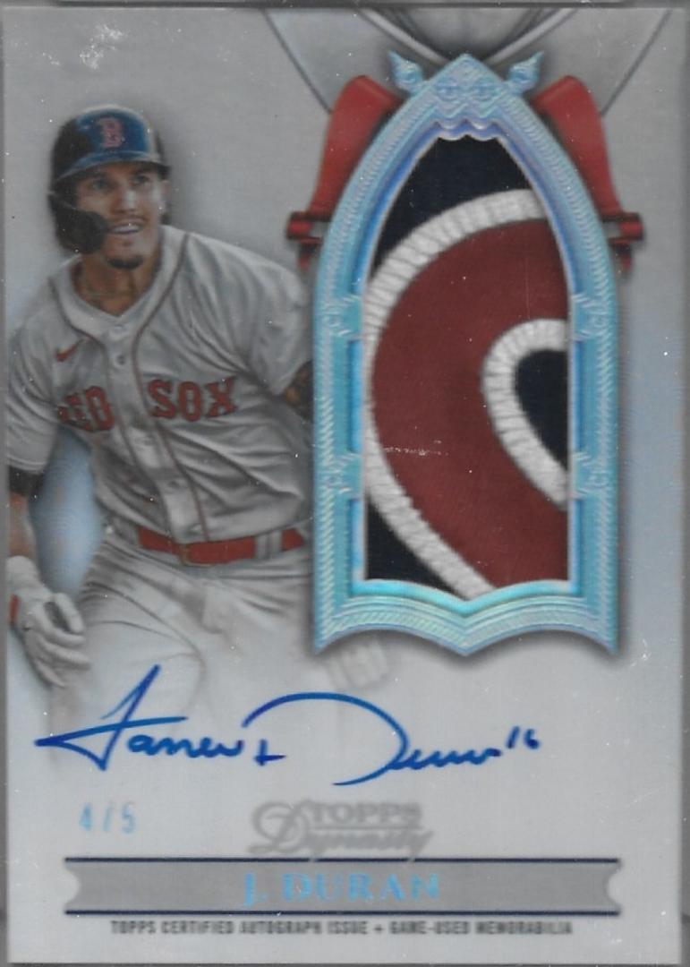Jarren Duran [Silver Autograph Patch Vertical] #DAPB-JDU2